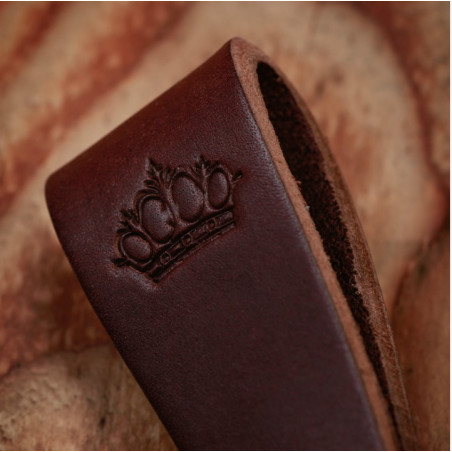 Schlüsselanhänger aus dunkelbraunem Leder – 1965 Key Hanger dark brown