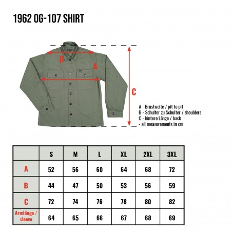 Katoenen Hemd 1962 OG-107 Bruin - Pike Brothers