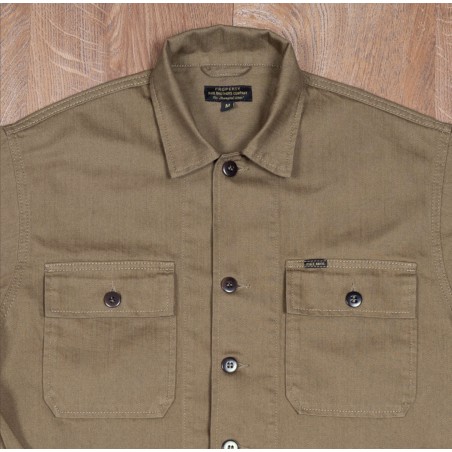 Chemise Coton 1962 OG-107 Marron - Pike Brothers