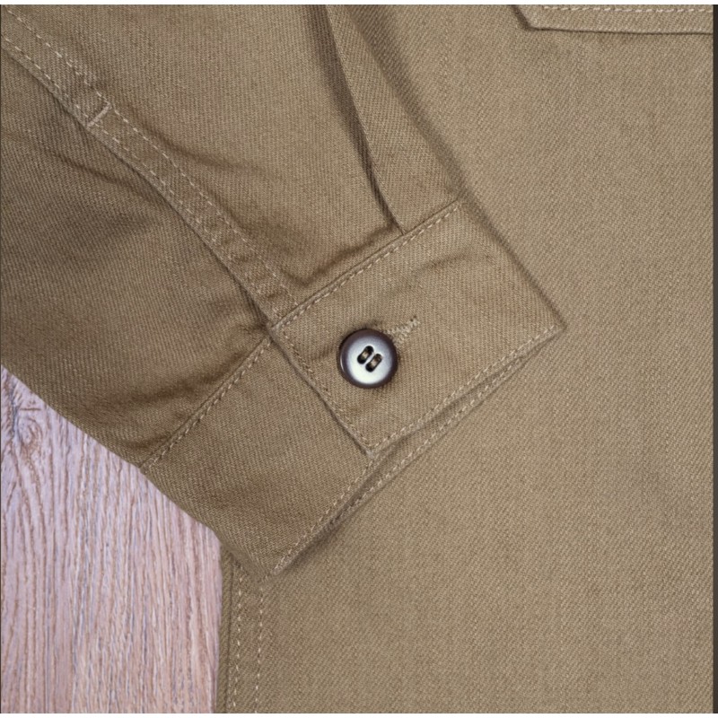 Cotton Shirt 1962 OG-107 Brown - Pike Brothers