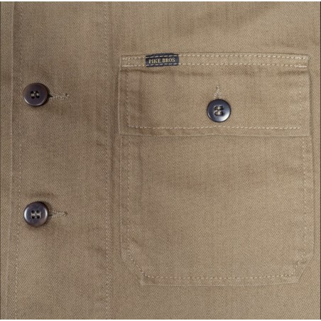 Chemise Coton 1962 OG-107 Marron - Pike Brothers
