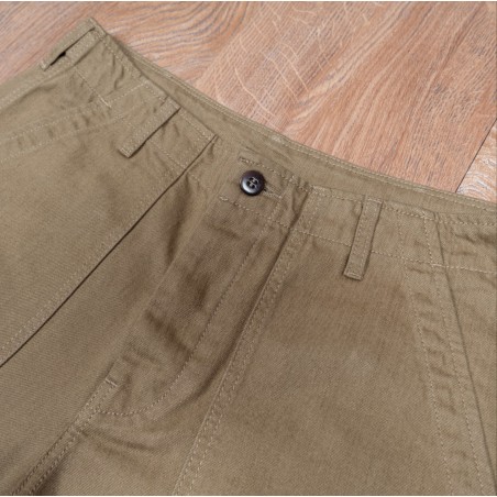 Cotton Shorts 1962 OG-107 Brown - Pike Brothers
