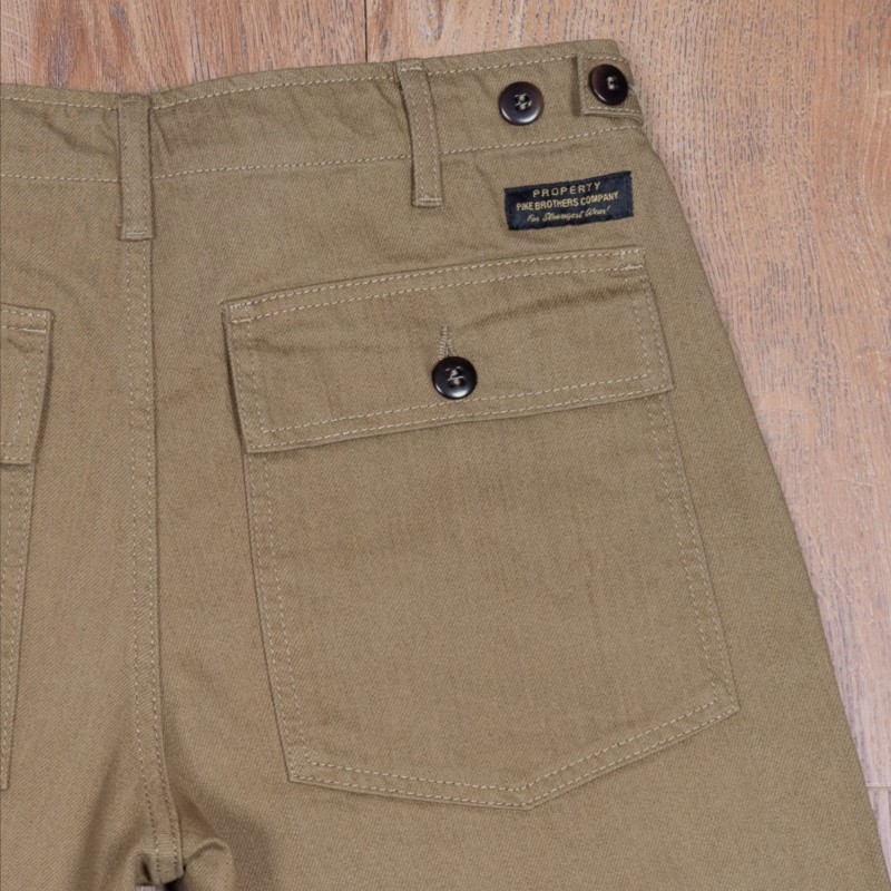 Cotton Shorts 1962 OG-107 Brown - Pike Brothers