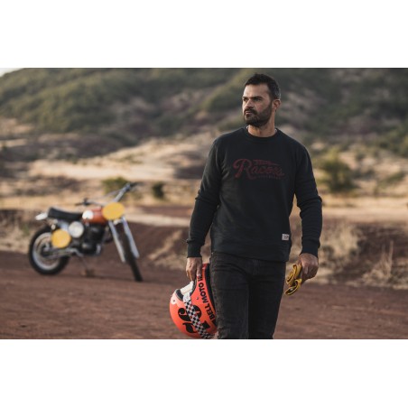Sudadera Dust Racers Washed Black - AGE OF GLORY