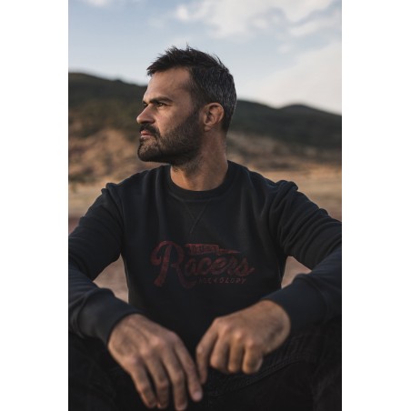 Sudadera Dust Racers Washed Black - AGE OF GLORY