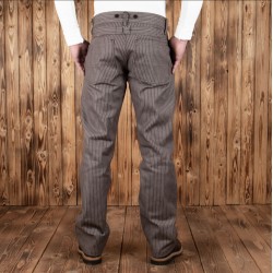 Denim broek - 1942 Hunting Pant brown wabash – Pike Brothers 2
