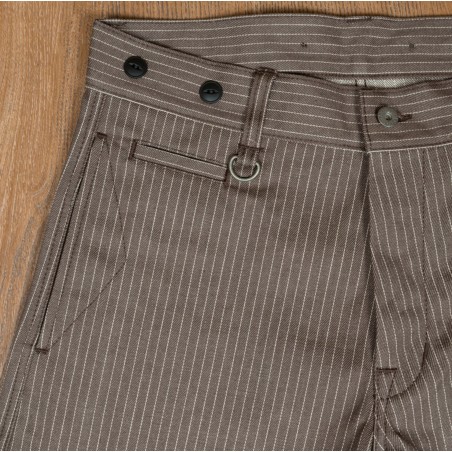 Denim-Hose – 1942 Hunting Pant brown wabash – Pike Brothers