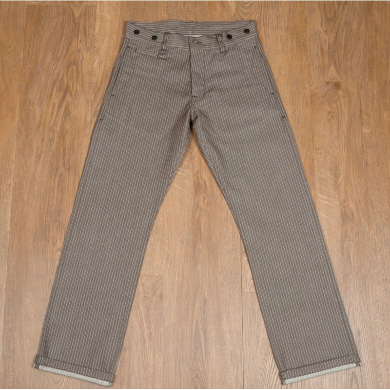 Denim broek - 1942 Hunting Pant brown wabash –...