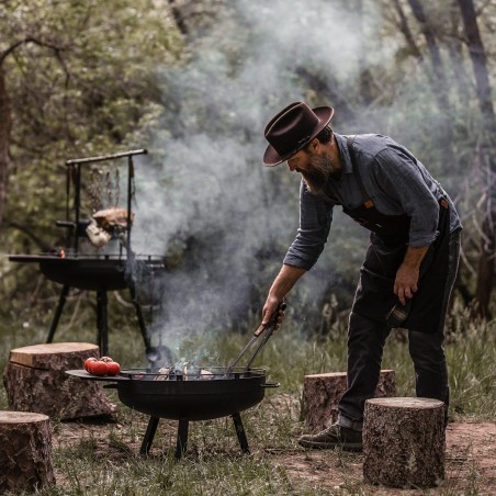 Cowboy Fire Pit Grill Brasero Barbecue 58 cm 23'' - Barebones Living