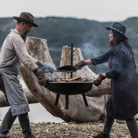 Brasero Barbecue Cowboy Fire Pit Grill 58 cm 23’’- Barebones Living