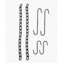 S-Haken und Aufhängeketten für Brasero 76 cm - Barebones...