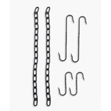 S-haken en ophangketens voor Brasero van 76 cm - Barebones Living