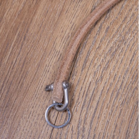 Lederriemen aus Naturleder für Geldbörse oder Schlüsselanhänger - 1965 Rider Lanyard natural Pike Brothers