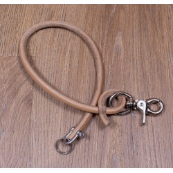 Natural leather lanyard for wallet or keychain - 1965...