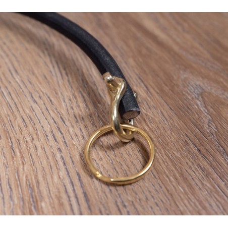 Lederriemen schwarz für Geldbörse oder Schlüsselanhänger – 1965 Rider Lanyard black Pike Brothers