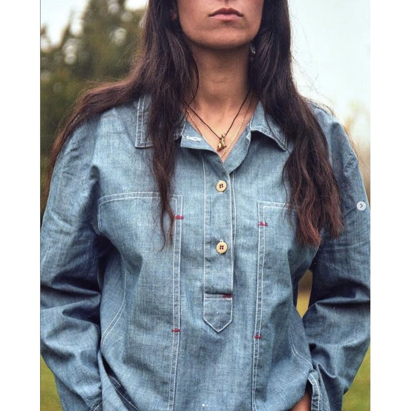 The Women's Shirt "Arromanches" Light Chambray...