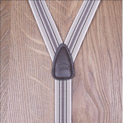 Slim leather braces Gatsby brown - 1905 Hauler Braces... 2