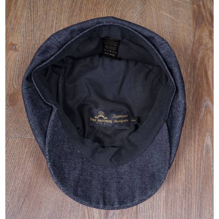 Newsboy Denim Cap 15oz Indigo - Pike Brothers