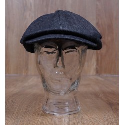 Newsboy Denim Cap 15oz Indigo pet - Pike Brothers 2