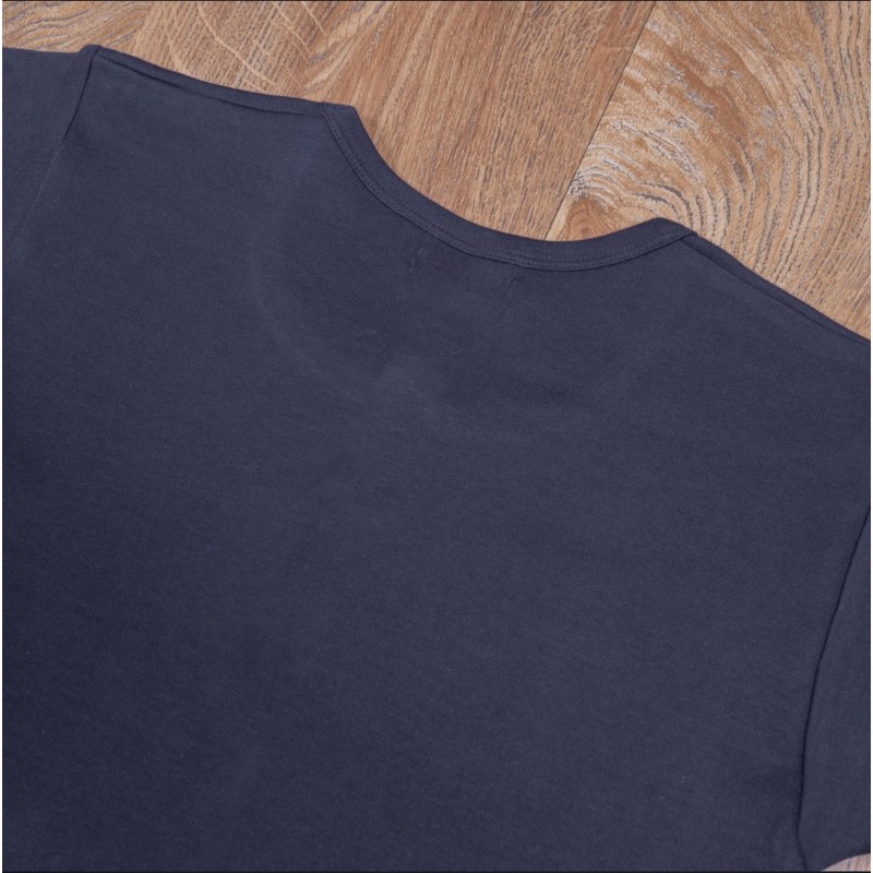 Pack of 2 tubular round-neck T-shirts navy blue...