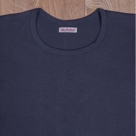 2er-Pack Schlauchleib-T-Shirts Rundhalsausschnitt Marineblau 1947 Round Neck Set Navy – Pike Brothers