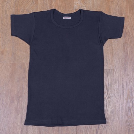 Pack of 2 tubular round-neck T-shirts navy blue 1947 Round Neck Set Navy - Pike Brothers