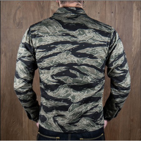 Hemd 1966 Jungle Shirt Tiger Stripe - Pike Brothers