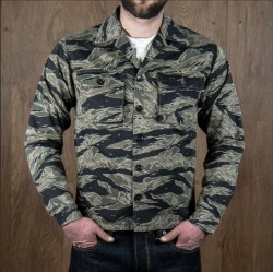 Hemd 1966 Jungle Shirt Tiger Stripe - Pike Brothers