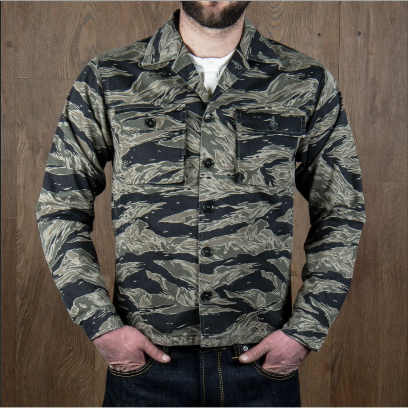 1966 Jungle Shirt Tiger Stripe - Pike Brothers