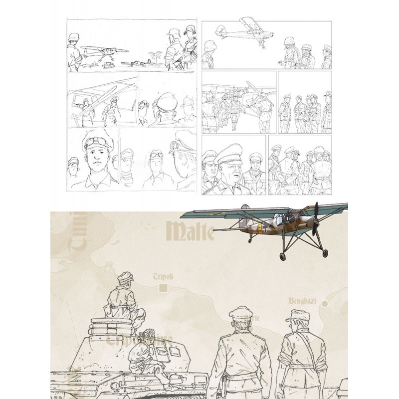 AFRIKAKORPS T1 BATTLEAXE - TOILE