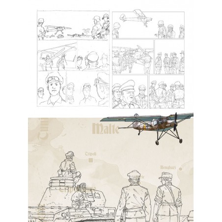 AFRIKAKORPS T1 BATTLEAXE - TOILE