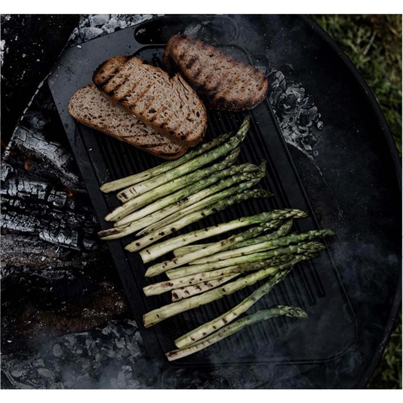 Plancha omkeerbare gietijzeren grillplaat -...