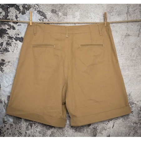 Die CHINO HBT CAMEL Short - Fleurs de Bagne