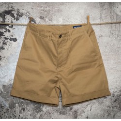 De Short CHINO HBT CAMEL - Fleurs de Bagne 2