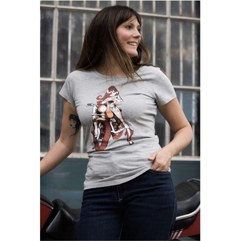 Damen-T-Shirt Baumwolle Mutine - 2MileSix