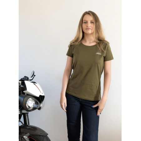 Damen-T-Shirt British Kaki - 2MileSix