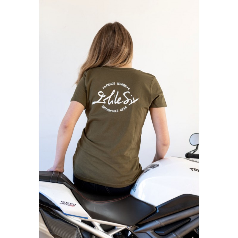 Dames T-Shirt British Kaki - 2MileSix