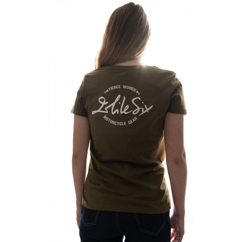 Dames T-Shirt British Kaki - 2MileSix