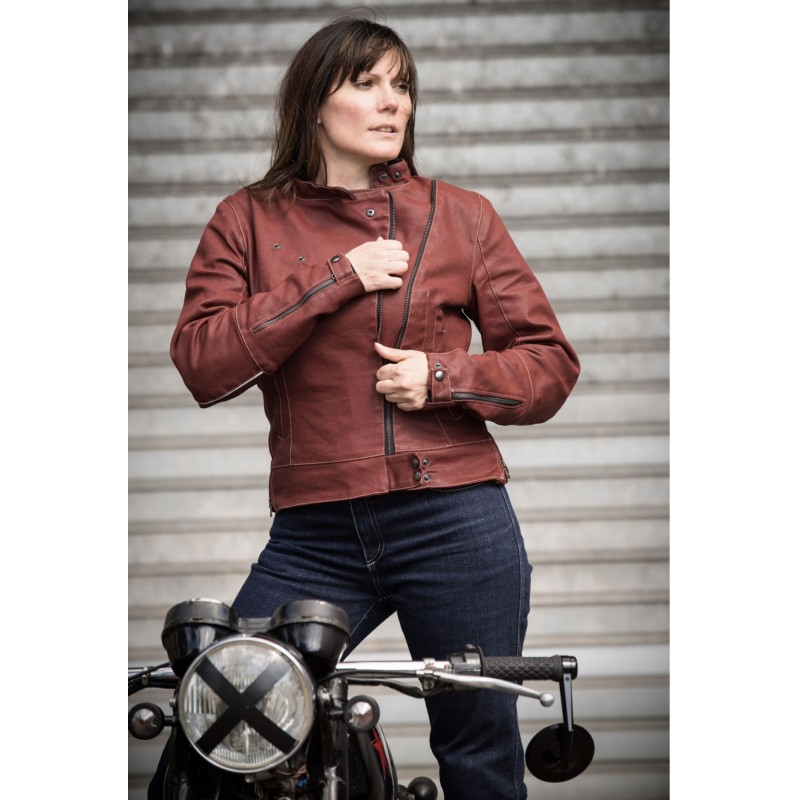 Damen-Motorradjacke "La Bonnette" Homologiert...