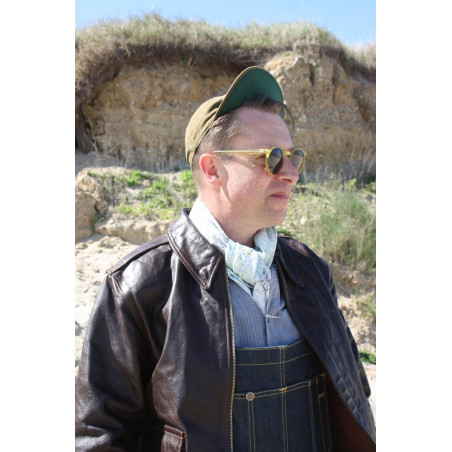 CARTE SOIE/RAYONNE AVIATION MILITAIRE D' EVASION POUR PILOTE 