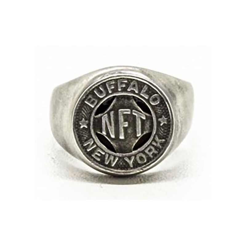 Siegelring New York 'Buffalo' Token - Black...