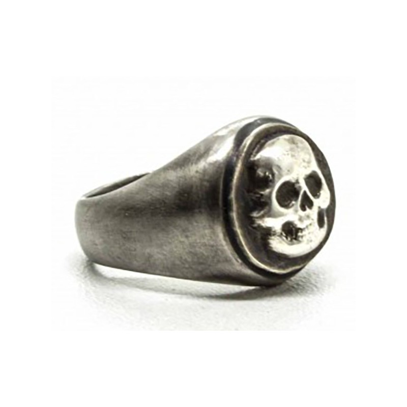 Siegelring 'Silver Skull' - Black Pearl Creations