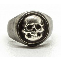 Siegelring 'Silver Skull' - Black Pearl Creations