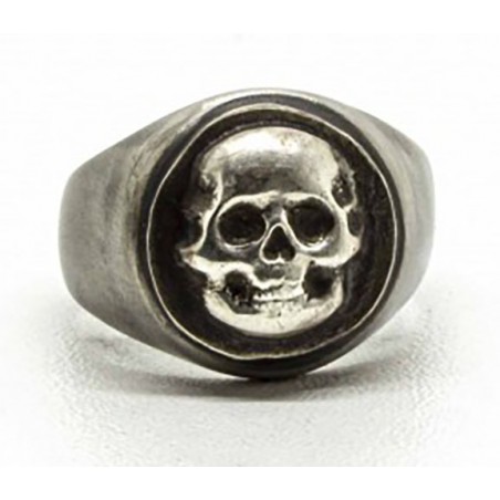 Siegelring 'Silver Skull' - Black Pearl Creations