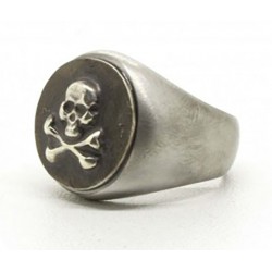 Zegelring 'Memento Mori' - Black Pearl Creations 2