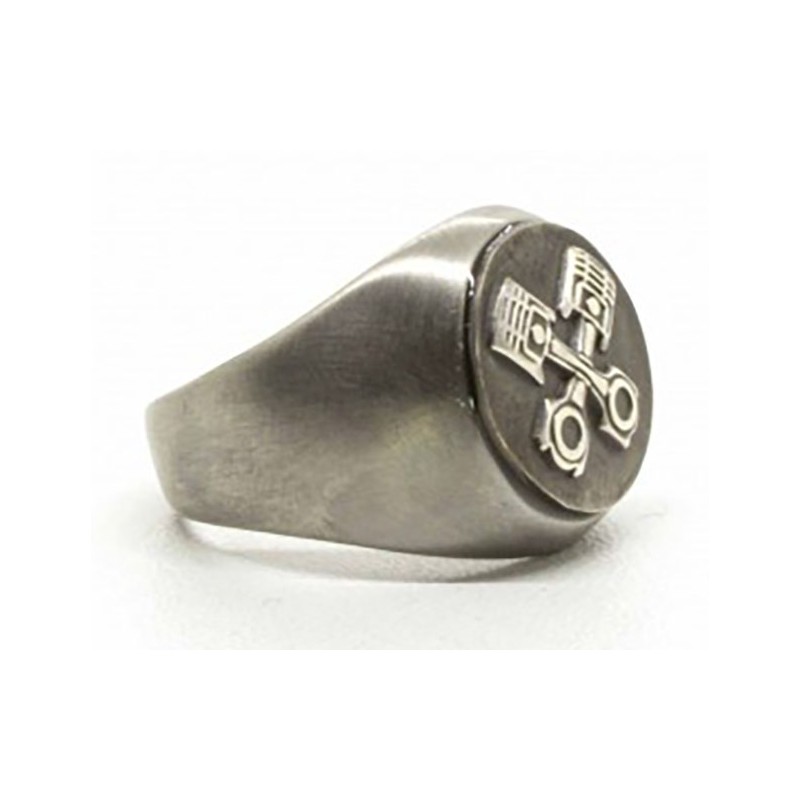 Runder Siegelring Pistons - Black Pearl Creations