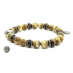 Armband Tigerauge Gelb - Black Pearl Creations 2