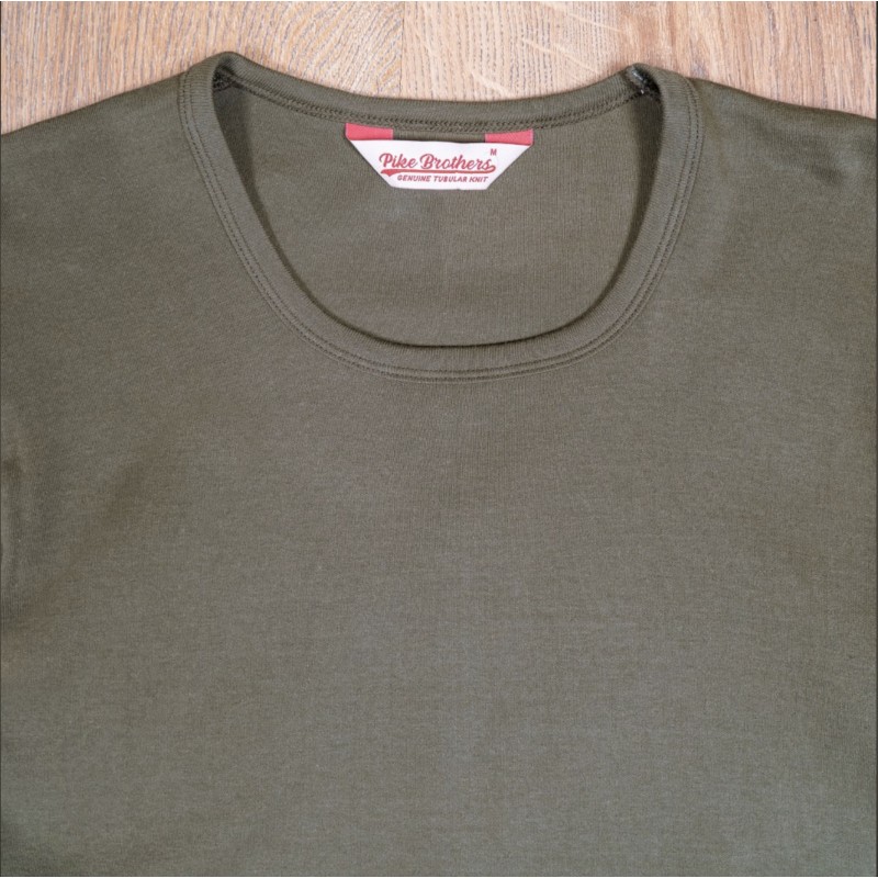 Pack of 2 Tubular Round-Neck T-Shirts Olive...