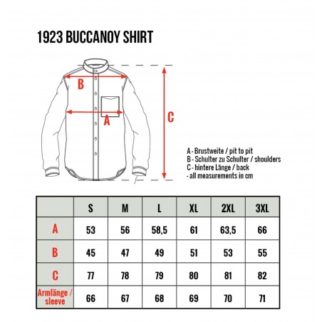 Linnen overhemd Hudson Blauw - 1923 Buccanoy Shirt Hudson blue Pike Brothers
