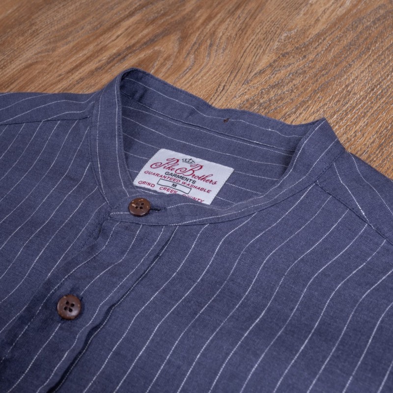 Leinenhemd Hudson Blau - 1923 Buccanoy Shirt...